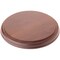 Plymor Solid Walnut Round Wood Display Base with Ogee Edge, 7.5" W x 7.5" D x 0.75" H